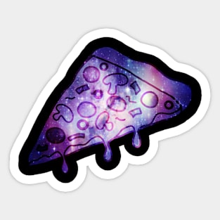 Galaxy pizza Sticker